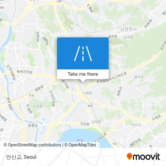 안산교 map