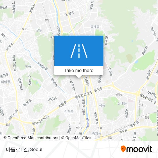 마들로1길 map