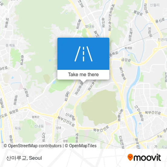산마루교 map