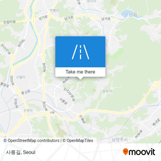 사릉길 map