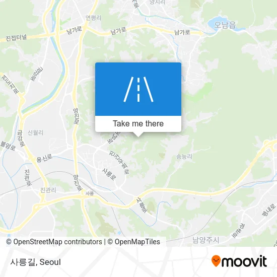 사릉길 map