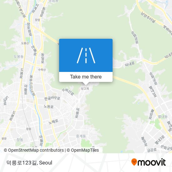 덕릉로123길 map