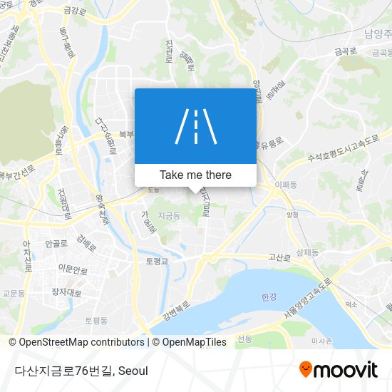 다산지금로76번길 map