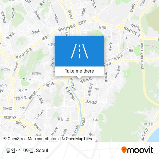 동일로109길 map