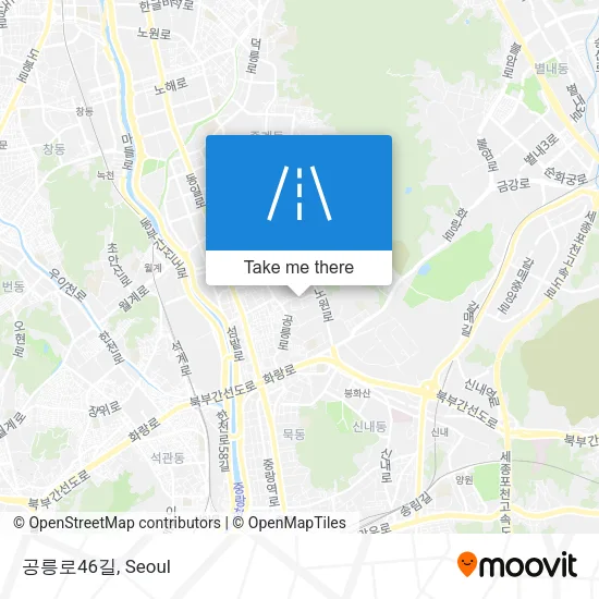 공릉로46길 map