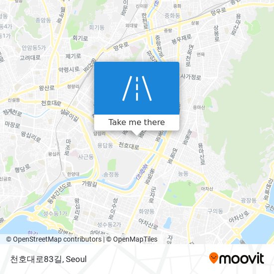 천호대로83길 map