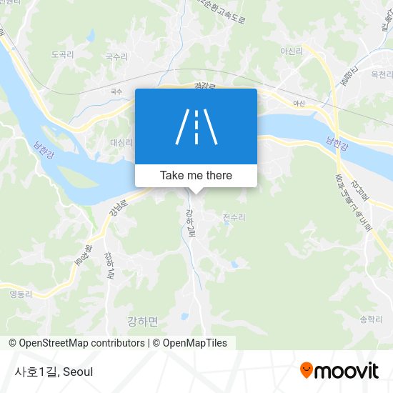 사호1길 map