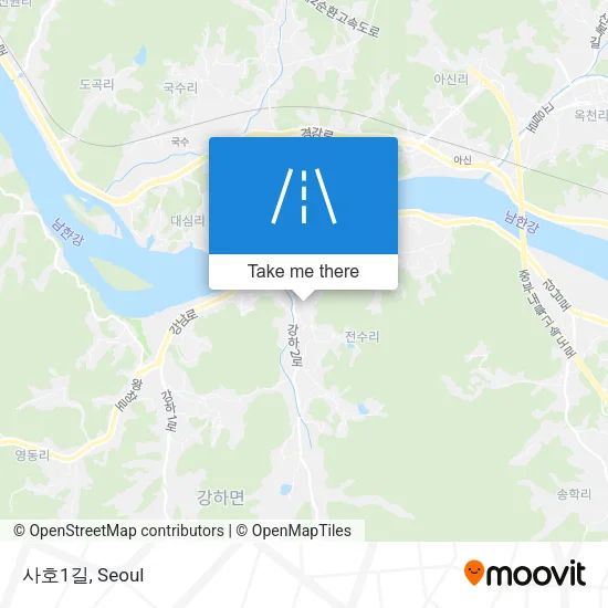 사호1길 map