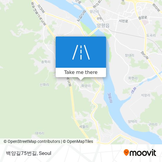 백양길75번길 map