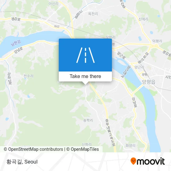 황곡길 map