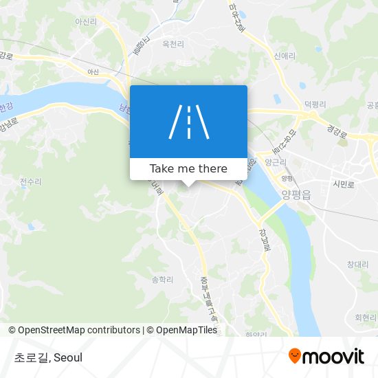 초로길 map