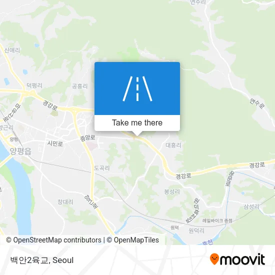 백안2육교 map