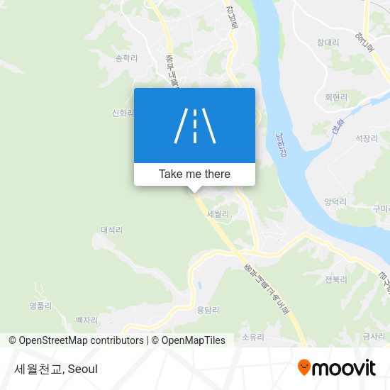 세월천교 map