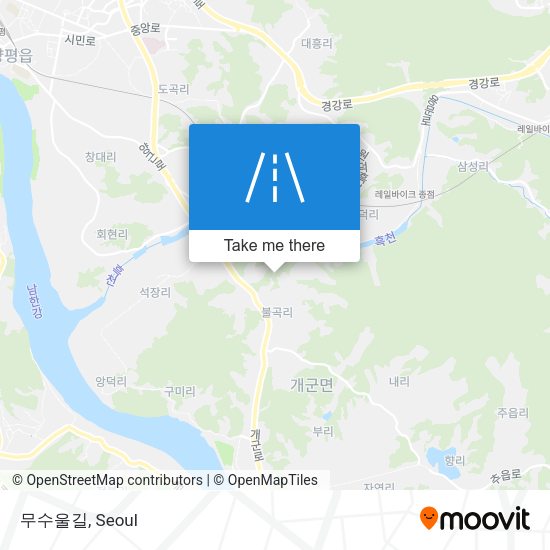 무수울길 map
