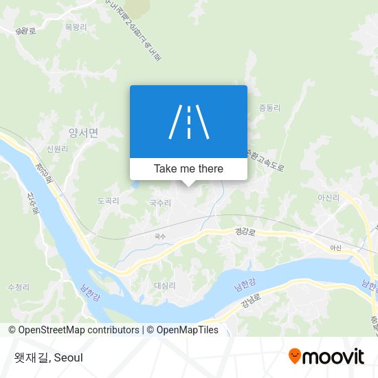 왯재길 map