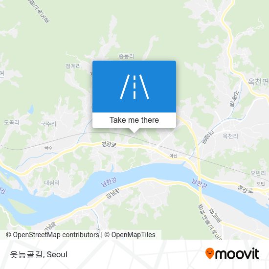 웃능골길 map