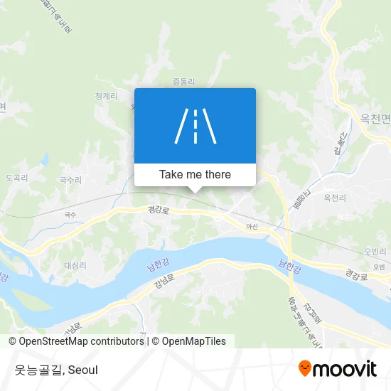 웃능골길 map