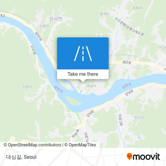 대심길 map