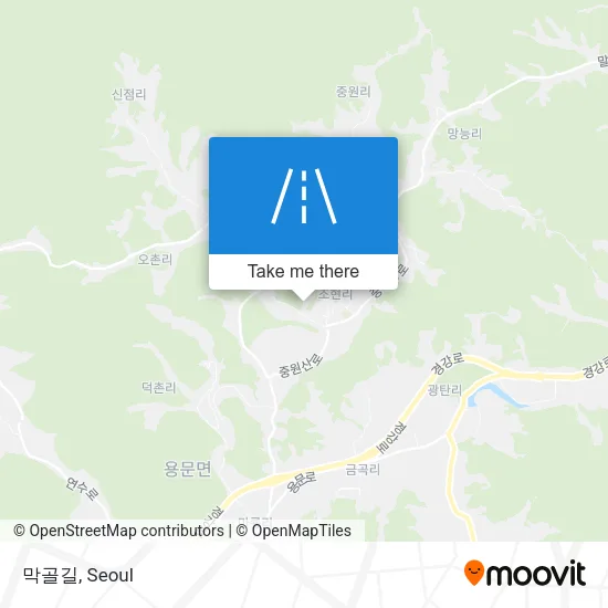 막골길 map