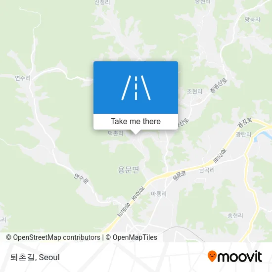 퇴촌길 map