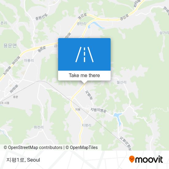 지평1로 map