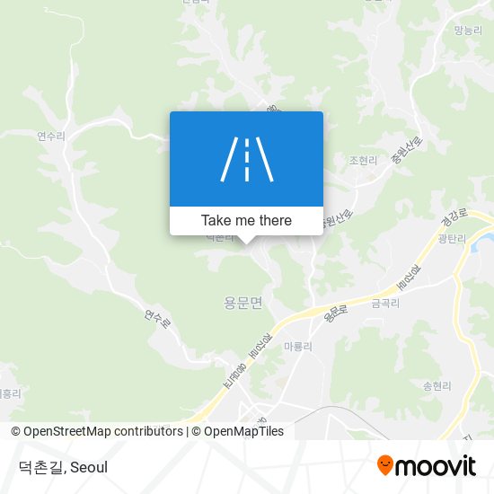 덕촌길 map