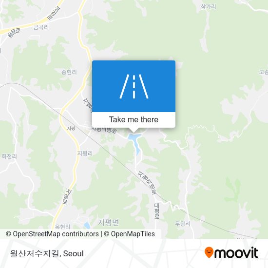 월산저수지길 map