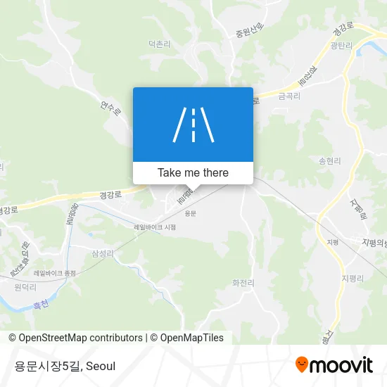 용문시장5길 map