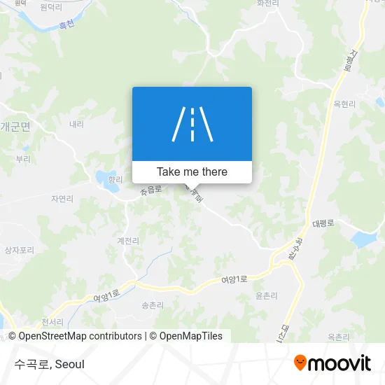 수곡로 map