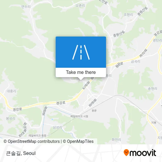 큰솔길 map