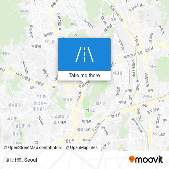 화랑로 map