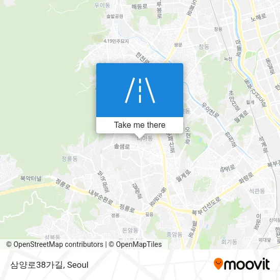 삼양로38가길 map