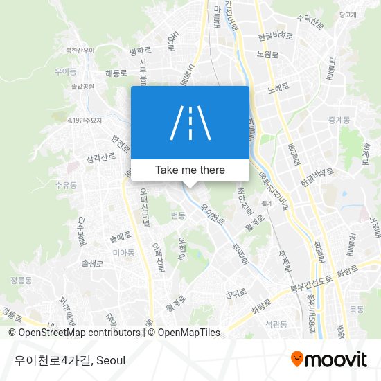 우이천로4가길 map