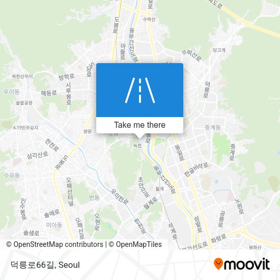 덕릉로66길 map