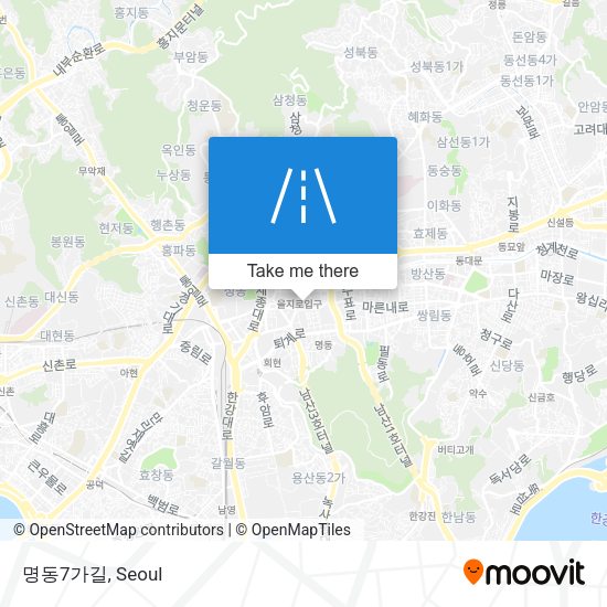 명동7가길 map