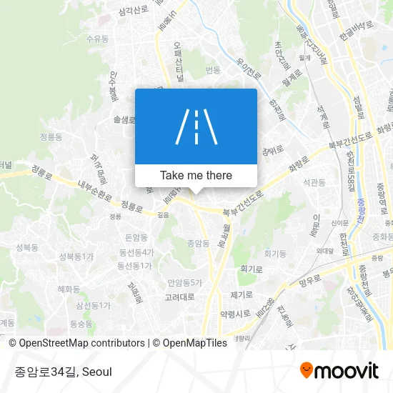 종암로34길 map