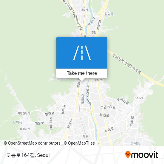 도봉로164길 map