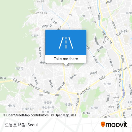도봉로16길 map