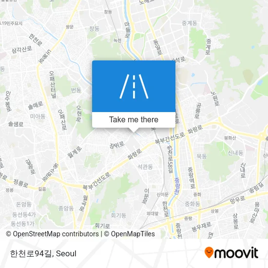 한천로94길 map
