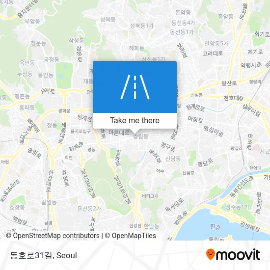 동호로31길 map