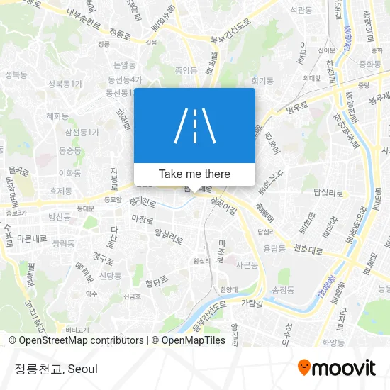 정릉천교 map