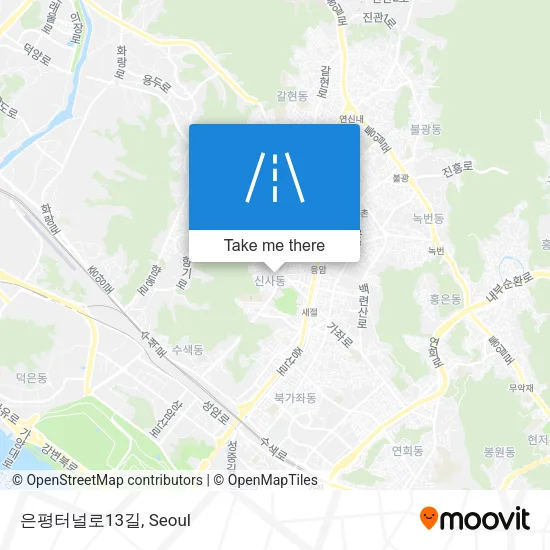 은평터널로13길 map