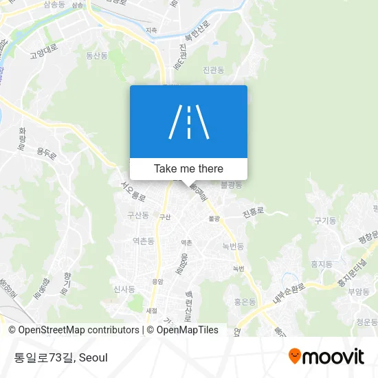 통일로73길 map