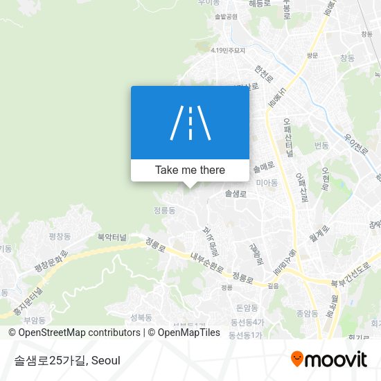 솔샘로25가길 map