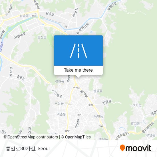 통일로80가길 map