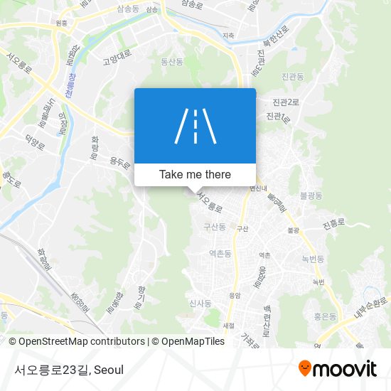 서오릉로23길 map