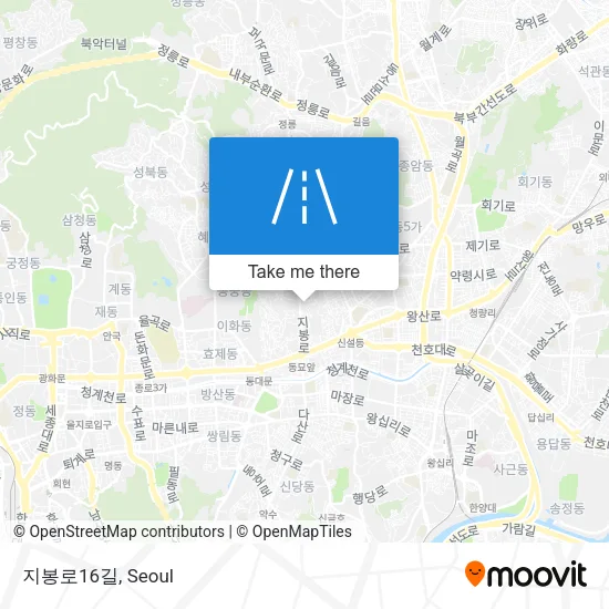 지봉로16길 map