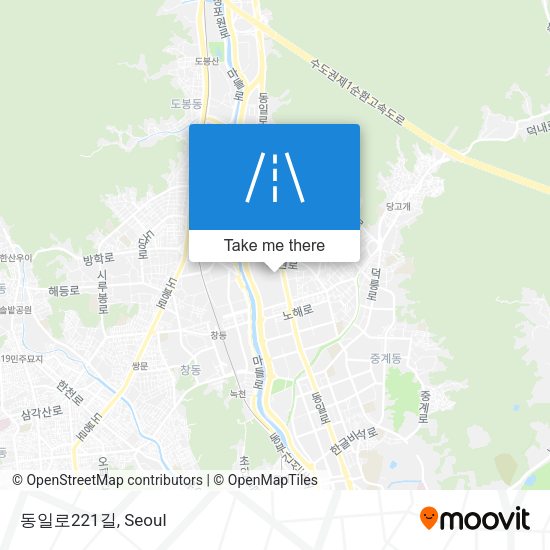 동일로221길 map