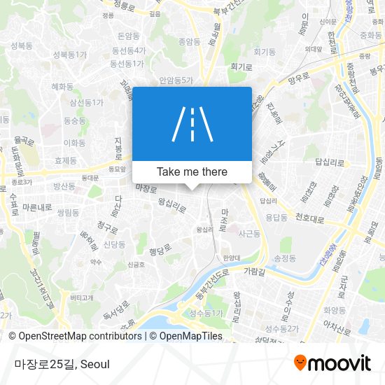 마장로25길 map