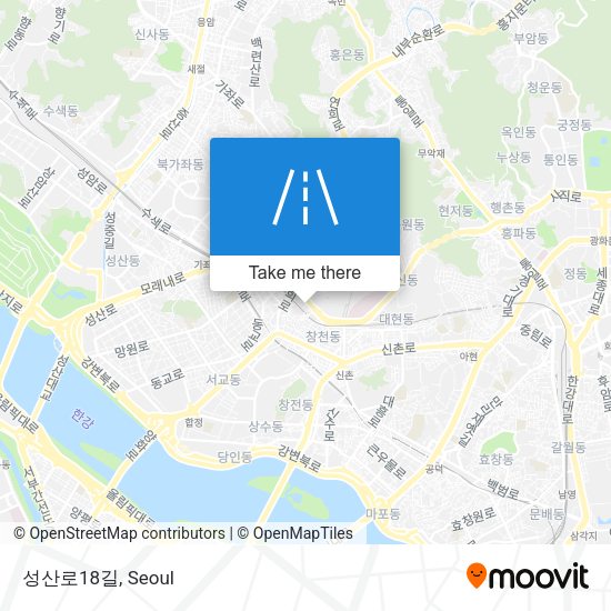 성산로18길 map